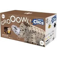 Clics Toys Nano – Wildlife Builders 250 Piece Set – 5 in 1 Bouwblokken – SPEELGOED Gemaakt Van 100% RECYCLED Plastic – Speelgoed 8, 9, 10, 11, 12 jaar – Constructie Speelgoed
