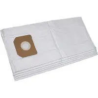 VHBW 5 stuks vervangende stofzakken voor Kärcher 6.904-407.0 voor stofzuigers - 34 cm x 30 cm, wit