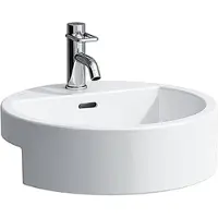 Laufen Living - Inbouwwastafel 46x46 cm, met 1 kraangat, wit H8134310001041