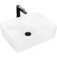 REA Anita - Opzetwastafel - Wit - 48,5X37,5X13,5Cm