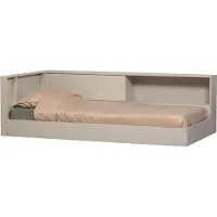 Woood Carter Hoekbed Links|Rechts - Grenenhout - Dust|Beige - 90x200