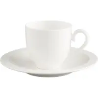 Villeroy & Boch Espressotasse mit Untertasse White Pearl 70 ml