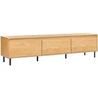 Beliani NIKEA - TV-meubel - Lichthout - MDF