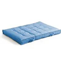 Oviala - Kussen voor pallets blauw 120 x 80 cm met vulling - Cuzco
