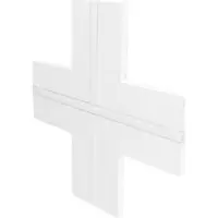 SOLOLED Geïntegreerd aluminium profiel met X-vorm voor LED-strips, verborgen achter een gipsplaat