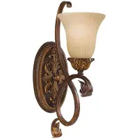 Elstead Lighting LED Wandlamp Sonoma Valley | 1X E27 Max 60W | Aged Tortoise Shell