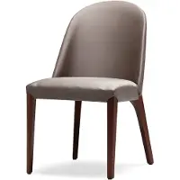AEA Eleganter brauner Holzstuhl im klassischen Design