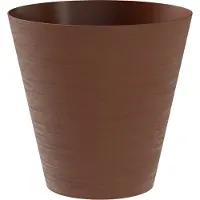 TeraPlast Plantenpot Hoop rond Clay bruin 20 cm - Kunststof