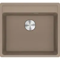 Franke Maris vlakke spoel, Fragranit wasbak MRG 210-52 A, kleur: Cashmere, handbediening, vanaf 60 cm. Artikelnummer: 135.0683.