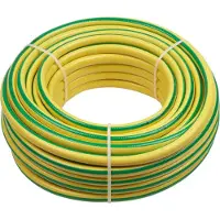 Markenlos Meister slang voor irrigatie, gebreid weefsel, 127 mm (1/2 inch) - 20 meter lang - geschikt voor grote tuinen - knikbestendig - slijtvast - UV-bestendig - PVC/waterslang - 9920130