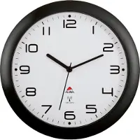 Alba Funkwandklok "HORNEWRC N", zwart, diameter: 300 mm
