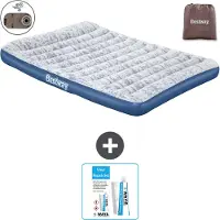 Bestway luchtbed - 2 personen - 152 x 203 x 30 cm - Blauw - Inclusief accessoires