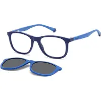 Polaroid Kids Kinderen PLD 8054/CS Blue azure 47/16/130 JUNIOR Zonnebrillen