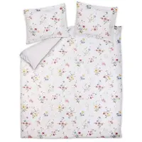 Vandyck Dekbedovertrek Soft Fields Cream Tan Satijn-240 x 200 / 220 cm | Lits-Jumeaux