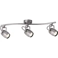 Paulmann Spotlamp Gamma LED, 3x3,5W, GU10, 230V, geborsteld nikkelmetaal