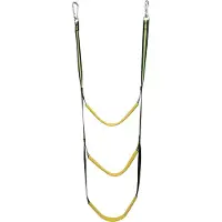 INF Ladder voor rubberboten en kajaks, fluorescerend groen, 3 treden