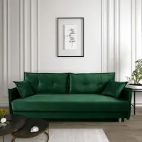 Fun-Möbel Bank Designersofa SONDRE, 3-zits met slaapfunctie, verkrijgbaar in diverse kleuren