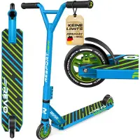 RE:SPORT Stuntstep REVO - Stuntstep voor Kinderen & Volwassenen - ABEC-9 - 100mm PU Wielen - Met Standaard - Y-Bar - Trick Scooter