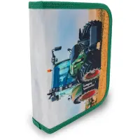Itenga etui voor school, model "Tractor", 28-delig, met één rits