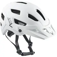 Black Crevice - Mountainbikehelm voor dames en heren - ENDURO | Kleur: Wit | Maat: S/M (54-58 cm)