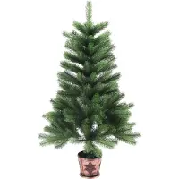 Prolenta Maison Exclusive - Kunstkerstboom, natuurgetrouwe naalden, 65 cm, groen