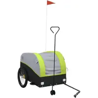 Syfax Fietstrailer 45 kg ijzer zwart en groen