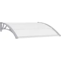 Syfax Deurluifel 120x75 cm PC grijs en transparant
