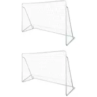 Prolenta Maison Exclusive - Voetbaldoelnetten, 2 stuks, 240 x 90 x 150 cm, staal