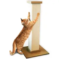 Markenlos Ultieme Krabpaal - Bruin, 16 x 16 inch - Voor katten van SmartCat