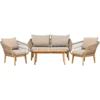 Venture Home Olivia salontafel Ø80cm bruin.