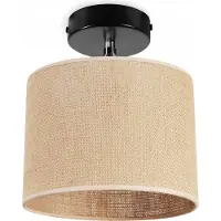 Light11 HOME Hanglamp, jute lampenkap, 20 cm