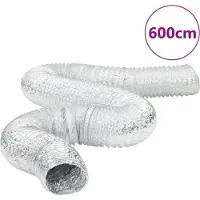 Syfax Ventilatieslang Ø20 cm 6 m aluminium