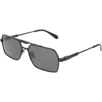 Ferragamo Zonnebril - - SF332S - Titanium - Matte zwart - Aviator 61/17/145