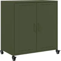 Syfax Dressoir 68x39x72 cm staal olijfgroen