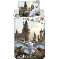 Jerry Fabrics Harry Potter dekbedovertrek Hedwig - 140 x 200 cm - 70 x 90 cm - katoen