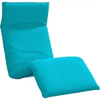 Syfax Opvouwbare ligstoel Turquoise 175x54x8,5 cm Oxford stof