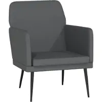 Syfax Fauteuil 61x78x80 cm kunstleer grijs