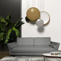 Fun-Möbel Bank Designersofa SYLVIE, 3-zits met slaapfunctie, verkrijgbaar in diverse kleuren