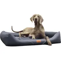 Tierlando Orthopedisch hondenbed WILLIAM, eenvoudig te reinigen | Luxe hondenbank - Afmetingen: 130x100 cm | Kleur: 02 Grafiet