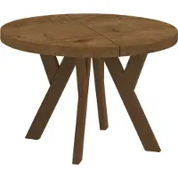 Dekori.Interiors Ronde uitschuifbare eettafel PERO 90/190 cm, eiken Lefkas – loftstijl, Scandinavisch