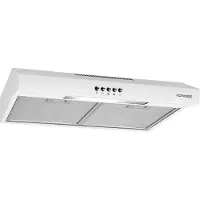 Concept OPP1250WH Afzuigkap Muurmontage Wit 136 m³/uur D