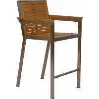 Lestix International Barkruk Dosazzo, 58 x 66 x 110 cm, roestvrij staal