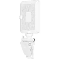 Zelurxx Draagbare LED-vullicht met 2000mAh batterij, instelbaar in twee kleuren, 360° draaibaar, compatibel met camera en smartphone, wit