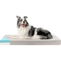 OEM Orthopedisch hondenbed - L-vormig - Traagschuim - Gelvulling - Waterdicht