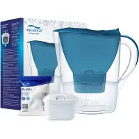 Aqualogis Harmony Serie - Waterfilterkan - 2,6L - Donkerblauw - Vaatwasserbestendig