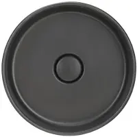 SYSTEMCERAM opzetwastafel PATERA 40 - SLATE - met keramische afdekking / wasbak / kom