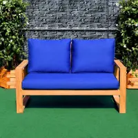 Lestix International Sitzpolster 132cm x 69cm für Gartensofa Treviso TB-1068 Blau