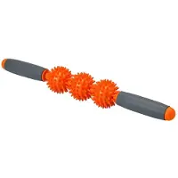 Gaiam - Massage roller, dubbele bal PP11674 (universele maat) (oranje/grijs)