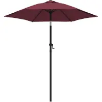 Syfax Parasol 200x224 cm aluminium bordeauxrood