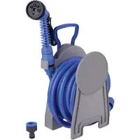 STREND PRO Slanghaspel HC421, met tuinslang L-10 m en sproeipistool